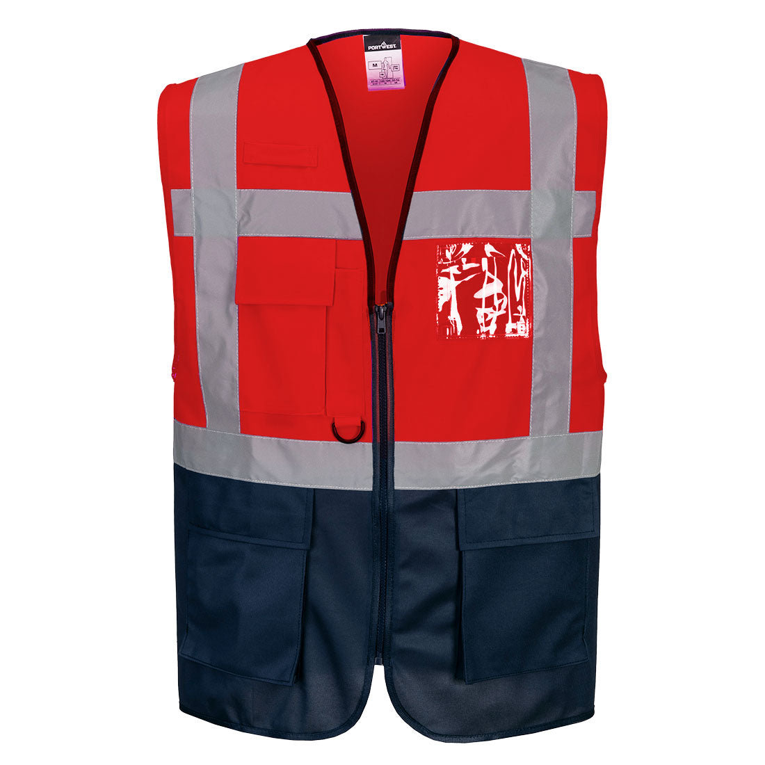 Warsaw Hi-Vis Contrast Executive Vest - RNRR