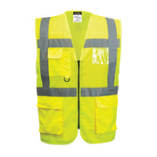 Madrid Hi-Vis Half Mesh Executive Vest - YERR