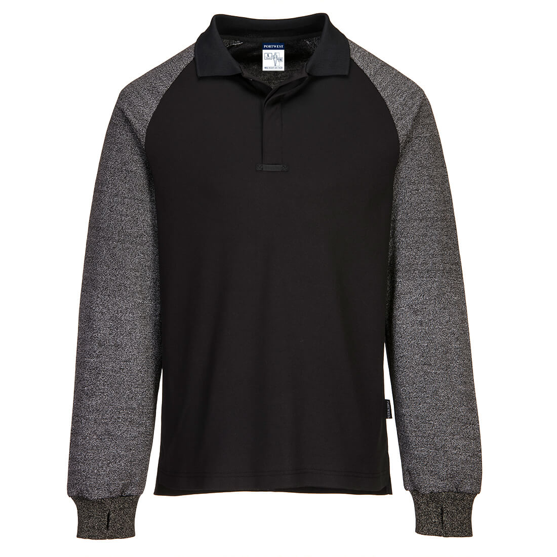 Polo Shirt with Cut Resistant Sleeves - BKRR