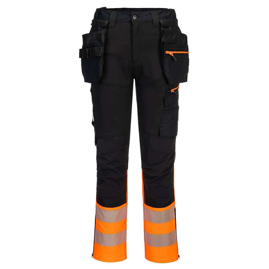 DX4 Hi-Vis Class 1 Detachable Holster Pocket Craft Trousers - OBRR