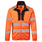 DX4 Hi-Vis Funnel Neck Zipped Sweatshirt - OBRR