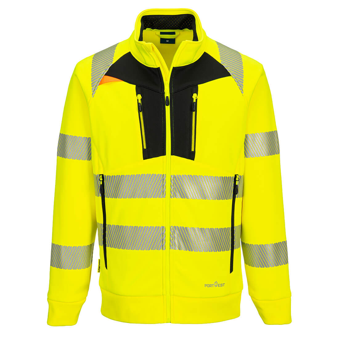 DX4 Hi-Vis Funnel Neck Zipped Sweatshirt - YBRR