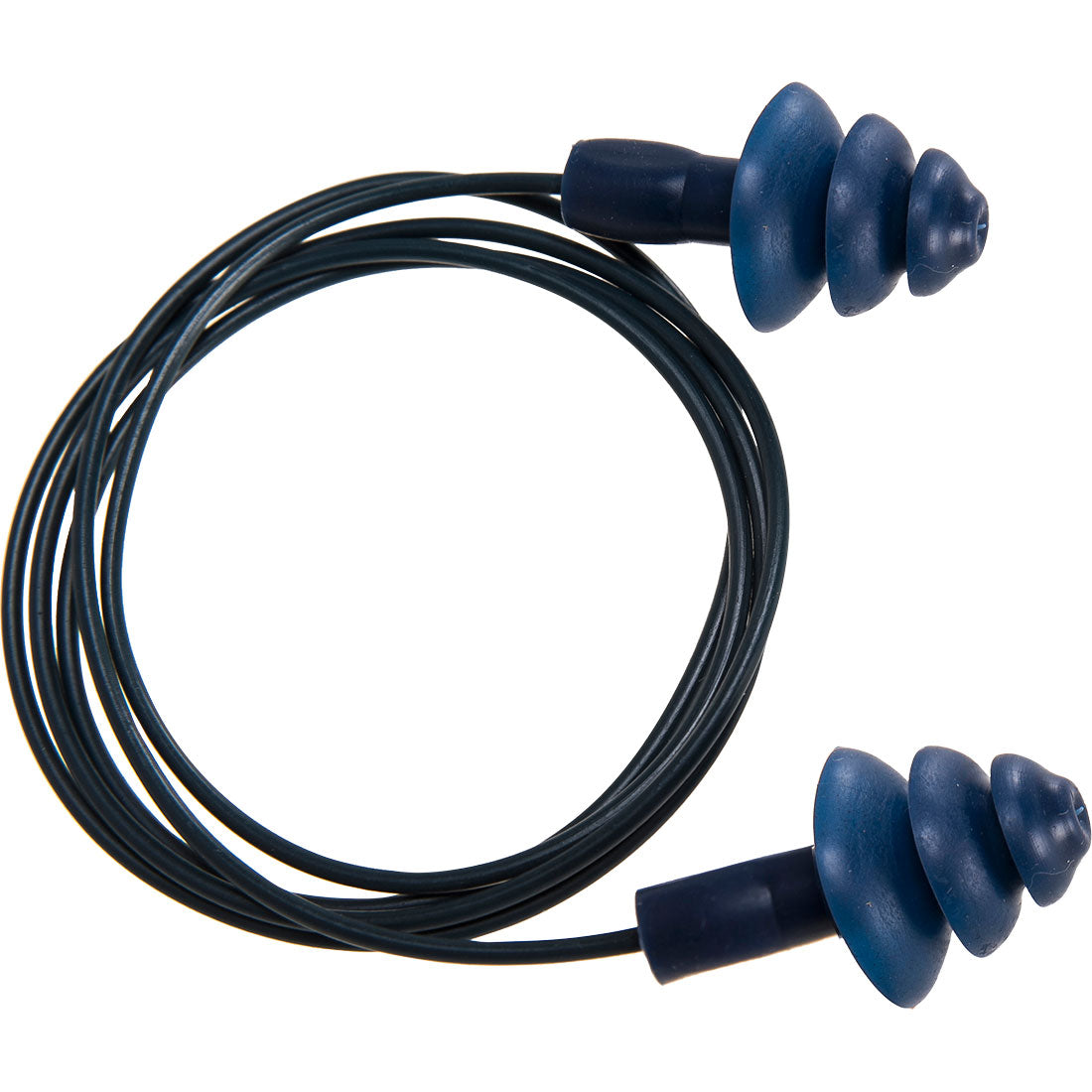 Detectable TPR Corded Ear Plugs (50 Pairs) - BLU