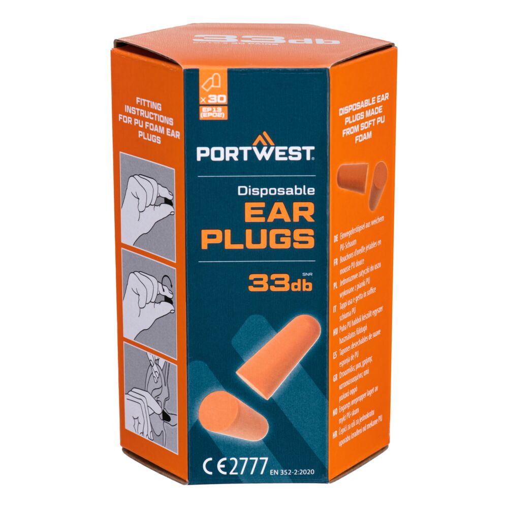PU Foam Ear Plugs (30 Pairs) - ORR