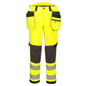 EV4 Hi-Vis Stretch Detachable Holster Class 2 Trousers - YBRR