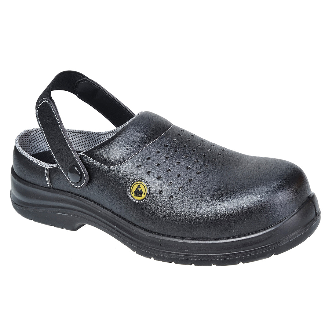 Composite Microfibre Clog SB ESD SRC A E FO - BKRR