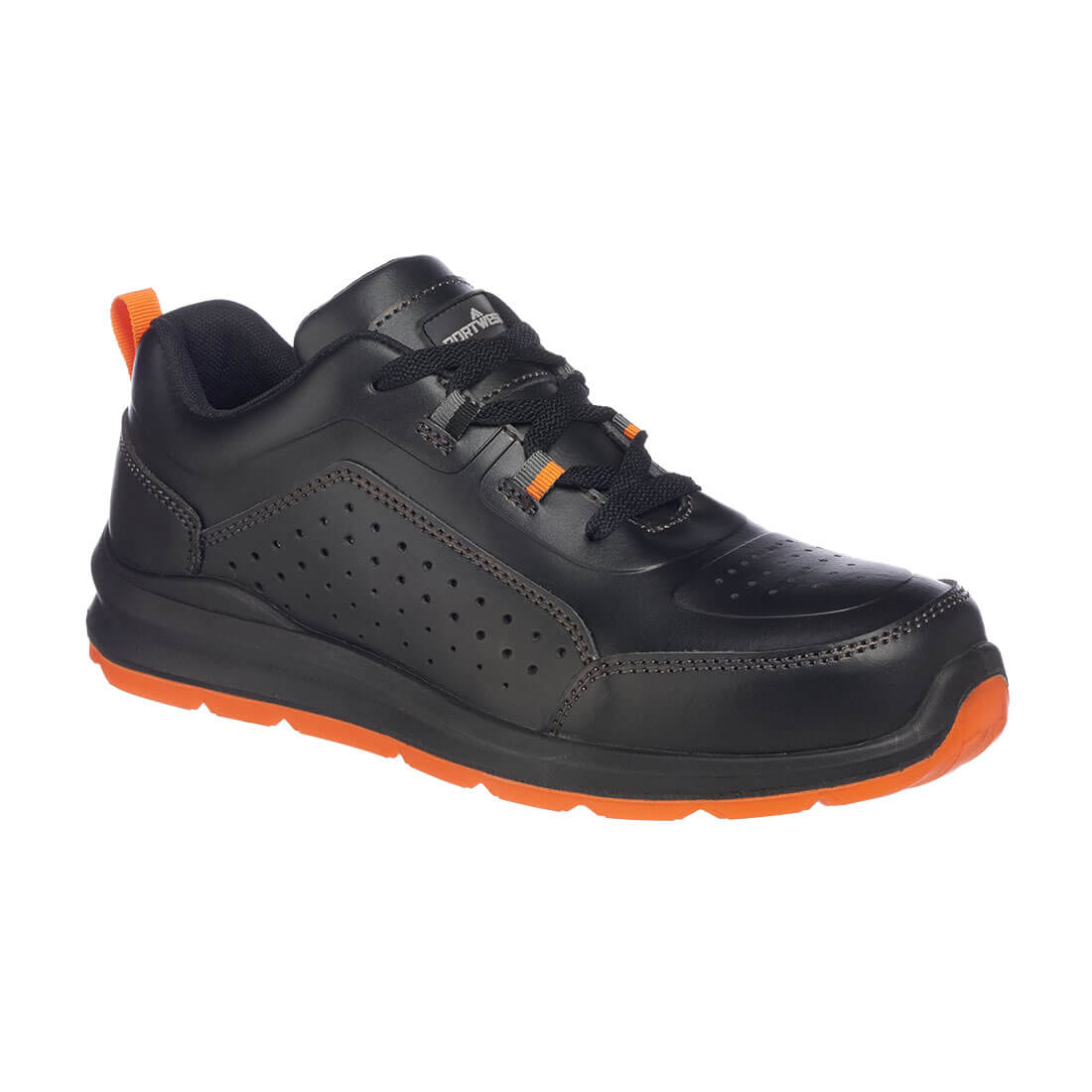 Composite Action Leather Trainer S1P SRC - BKO