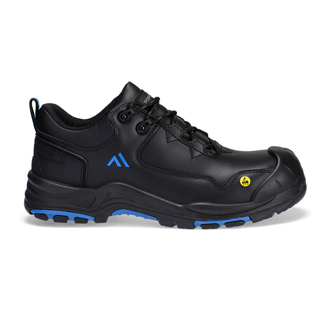 Composite Action Leather Low Shoe S3S ESD HRO SR SC FO - BKB