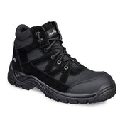 Composite Textile and Suede Ankle Boot S1PL SR FO - BKRR