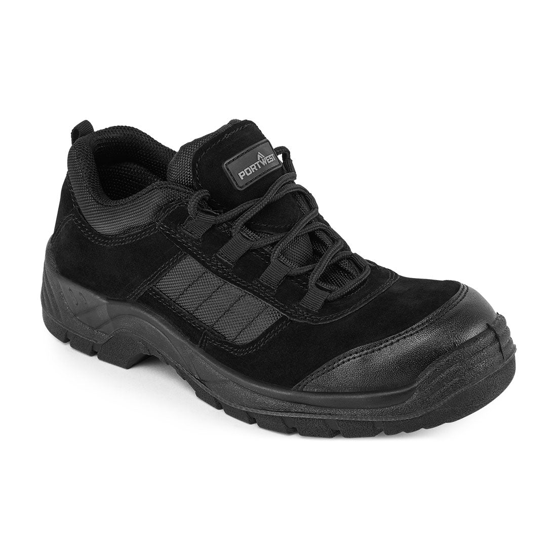Composite Cow Suede Leather Low Shoe S1 SR - BKRR