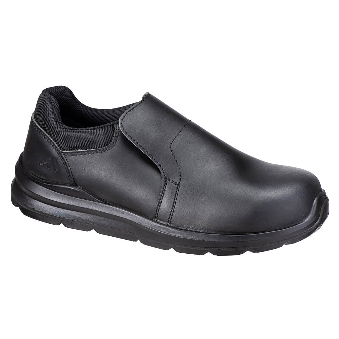 Composite Action Leather Slip On Shoes S3S SR FO - BKRR