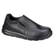 Composite Action Leather Slip On Shoes S3S SR FO - BKRR