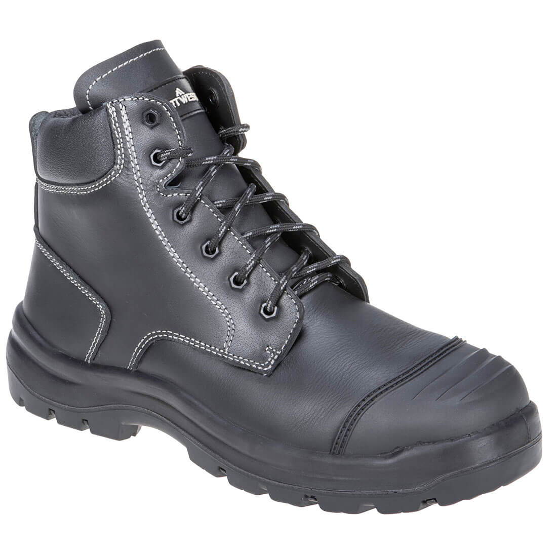 Steel Leather Mid Boot S3 HRO FO SC HI CI LG SR - BKRR