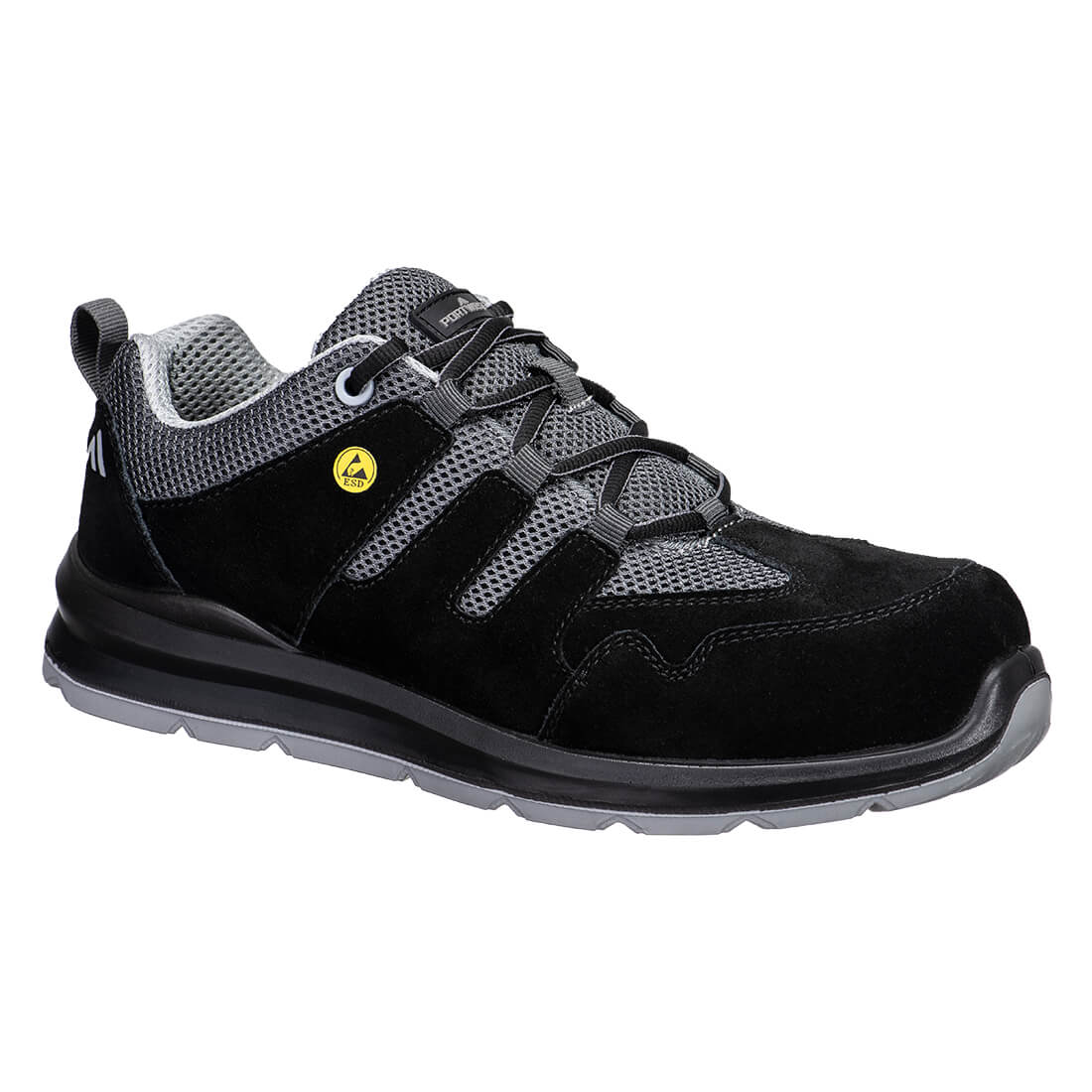 Composite Cow Suede Leather Trainer S1 ESD SR FO - BGY