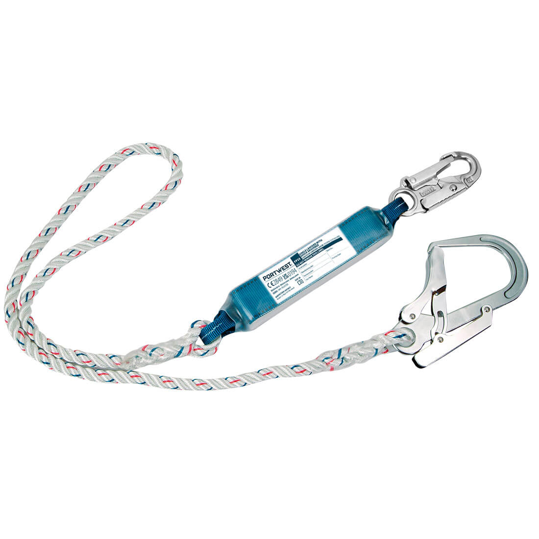 Single 1.8m Lanyard With Shock Absorber - WHR