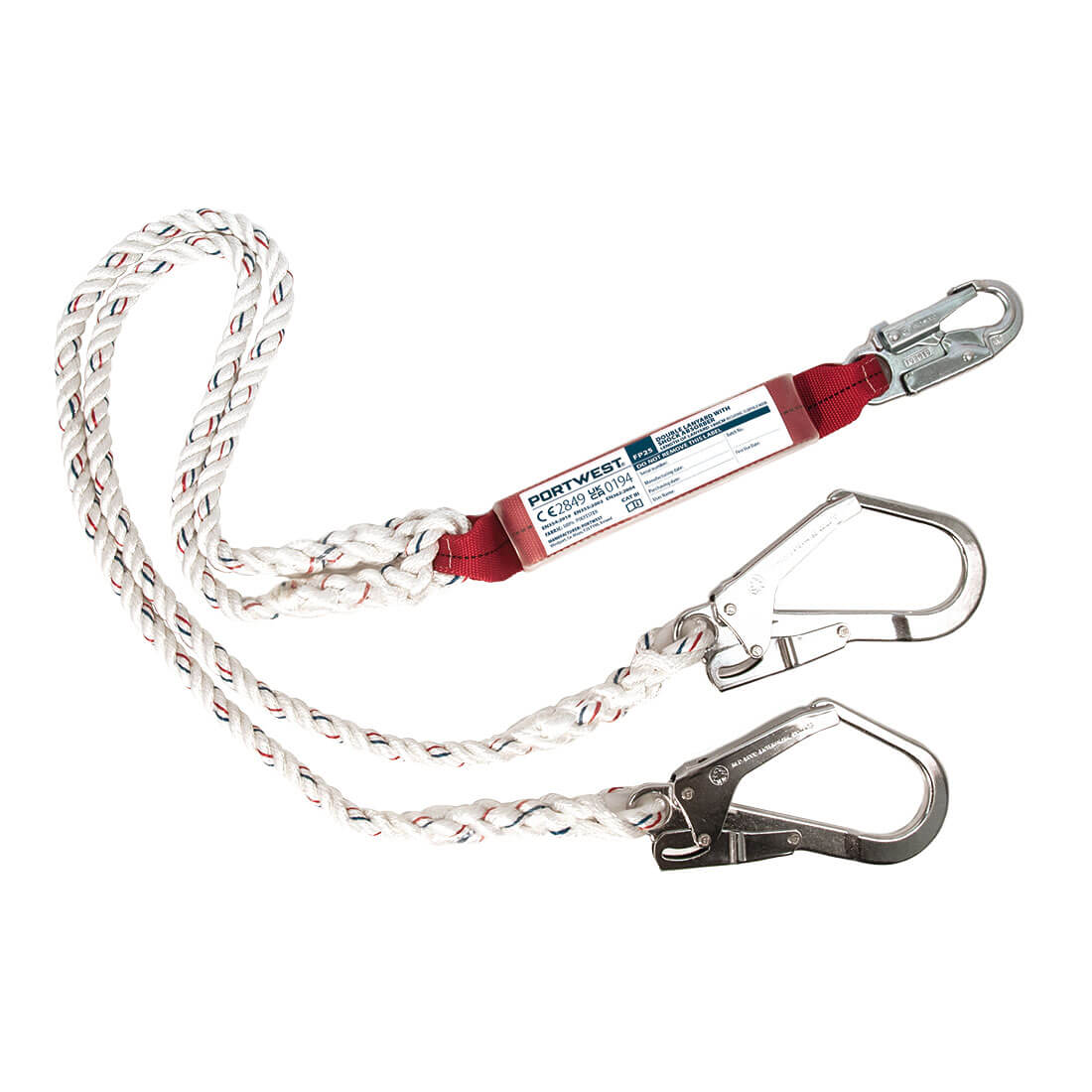 Double 1.8m Lanyard With Shock Absorber - WHR