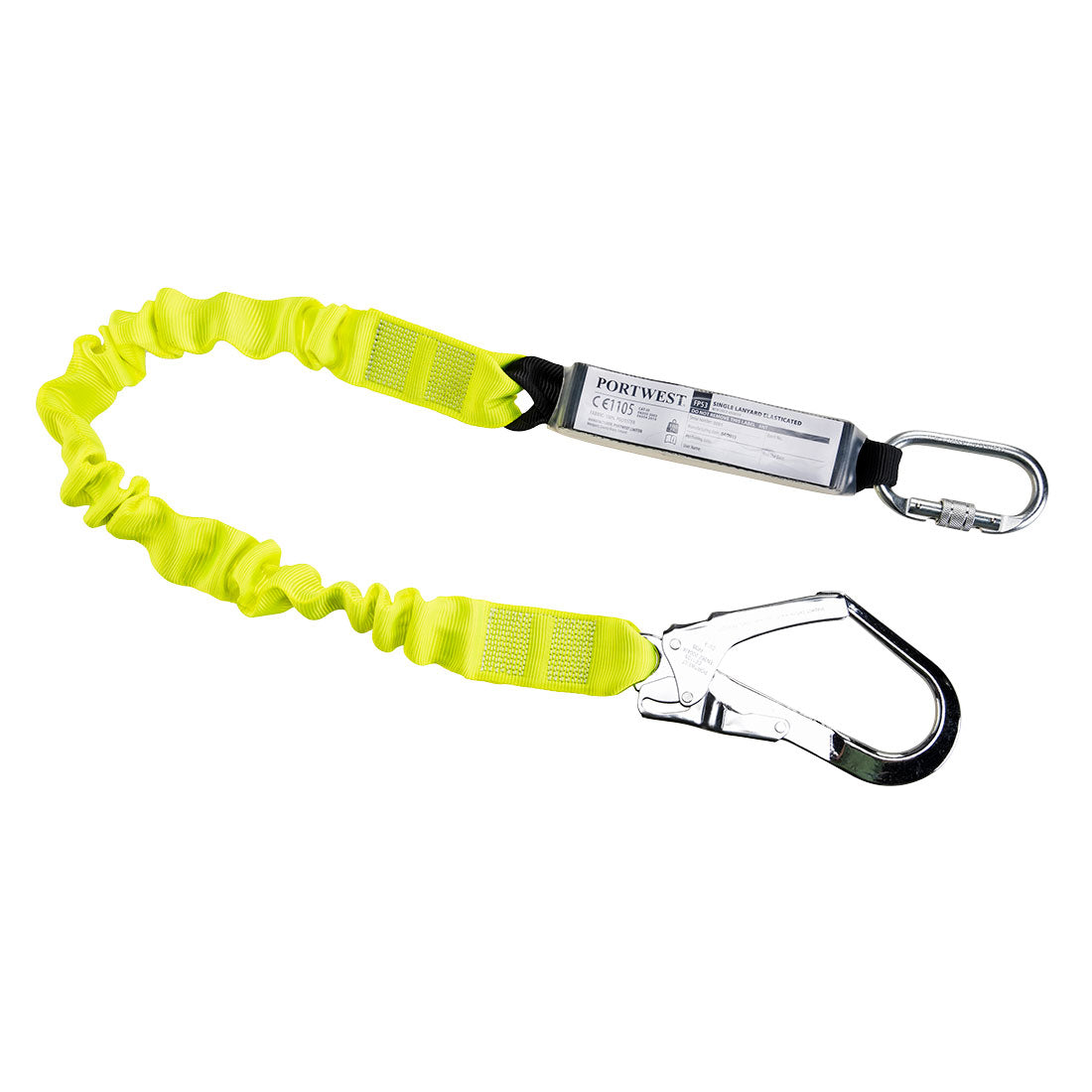 Single Elasticated 1.8m Lanyard With Shock Absorber - YER