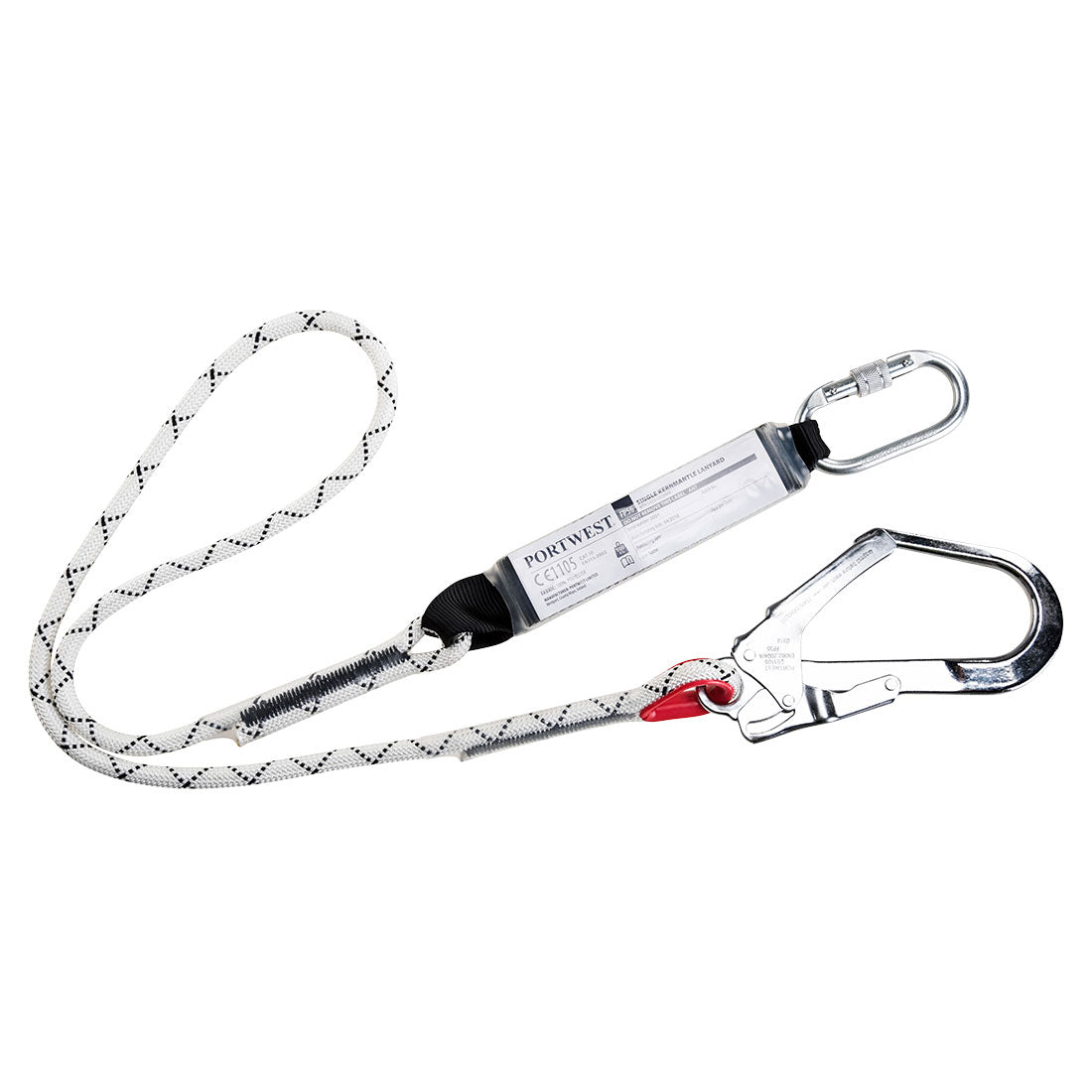 Single Kernmantle 1.8m Lanyard With Shock Absorber - WHR