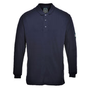 Modaflame Knit FR Long Sleeve Polo Shirt - NARR
