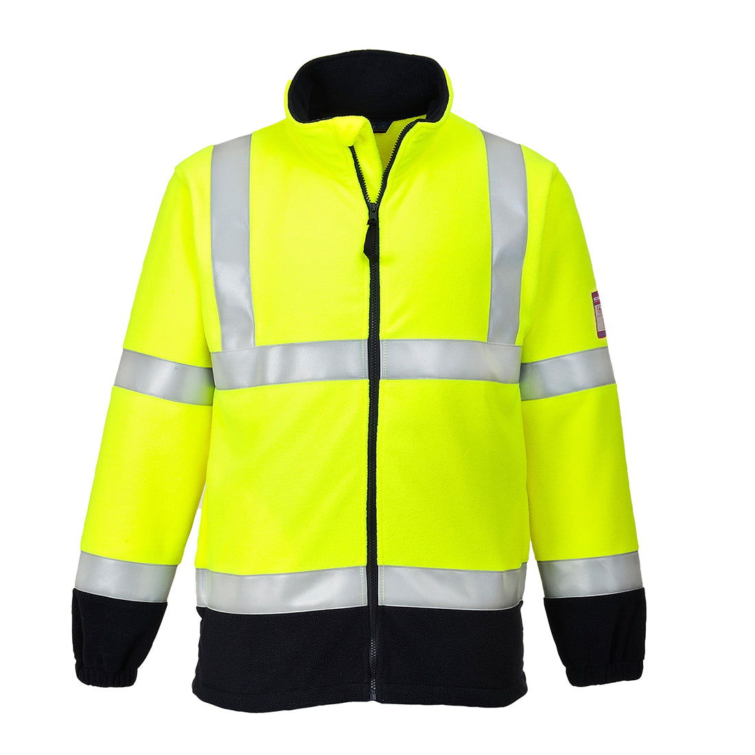 Modaflame Fleece Hi-Vis Contrast FR Jacket - YERR