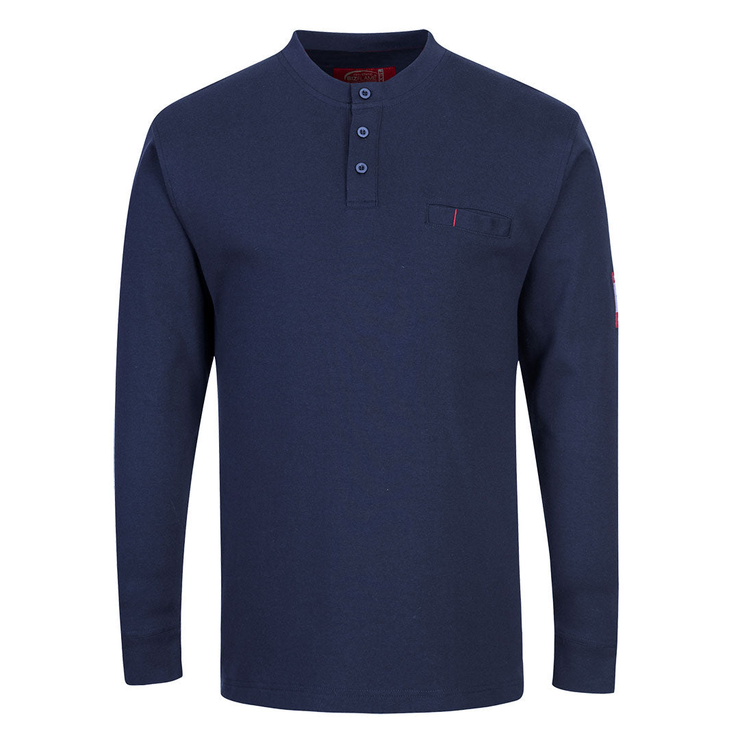 Bizflame Knit FR Long Sleeve Henley - NARR