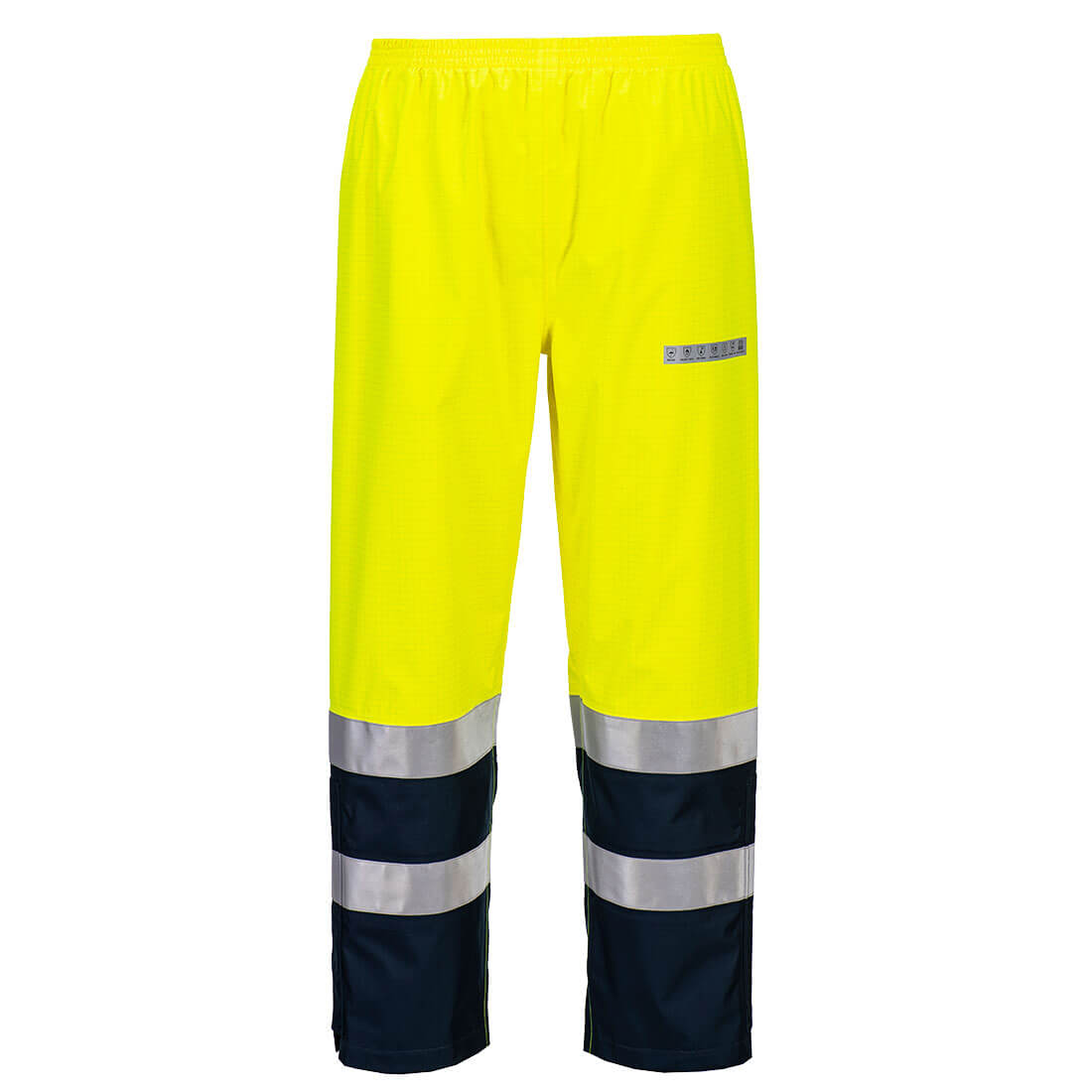 Bizflame Rain+ Hi-Vis Multi-Norm Contrast FR Trousers - YNRR