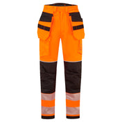 PW3 Modaflame Rain+ Hi-Vis FR Winter Holster Trousers - OBRR