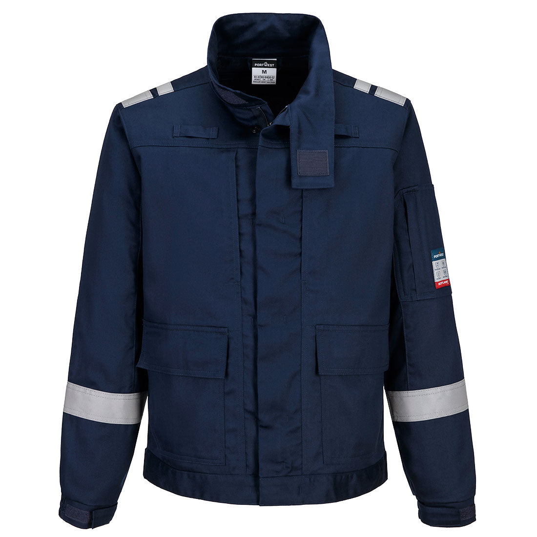 Bizflame Work Lightweight Stretch Panelled FR Jacket - NARR