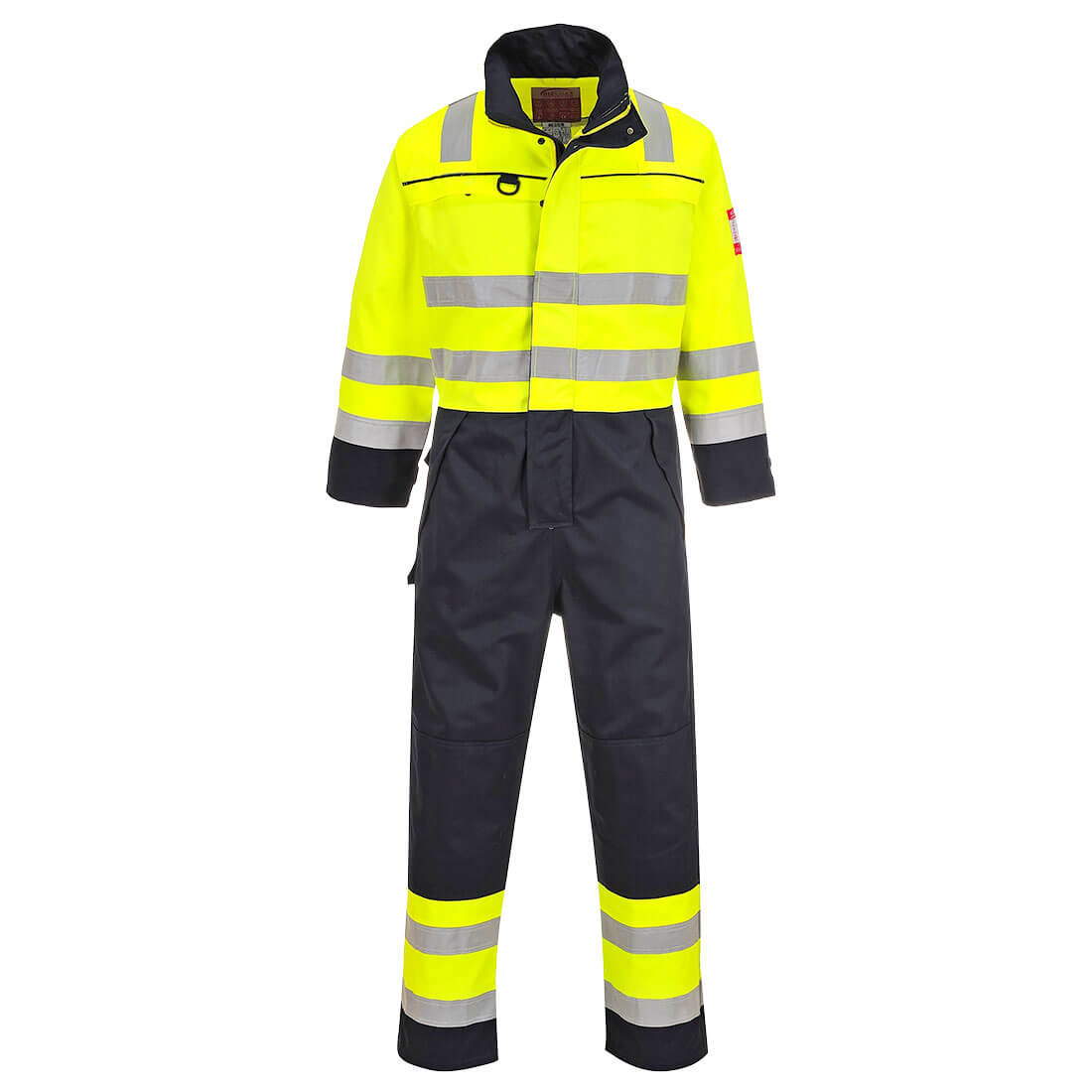Bizflame Work Hi-Vis Multi-Norm Contrast FR Coverall - YNRR