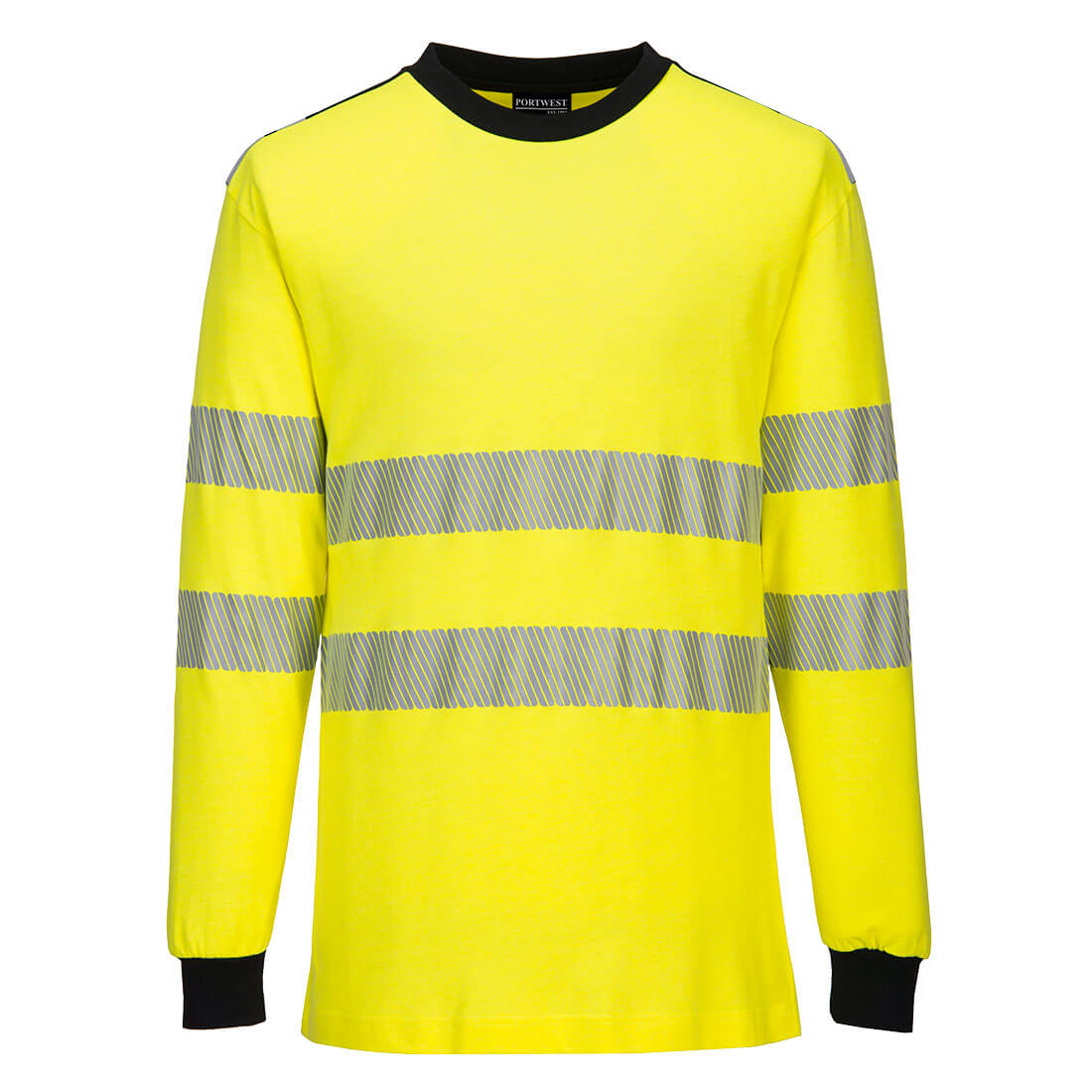 PW3 Modaflame Knit Hi-Vis FR Long Sleeve T-Shirt - YBRR