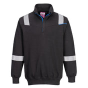 WX3 Modaflame Knit FR 1/4 Zip Sweatshirt - BKRR