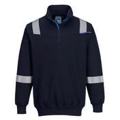 WX3 Modaflame Knit FR 1/4 Zip Sweatshirt - NVRR