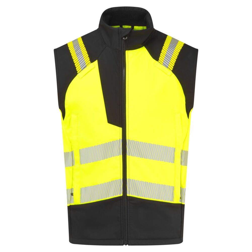 PW3 Modaflame Softshell Hi-Vis FR Gilet - YBRR