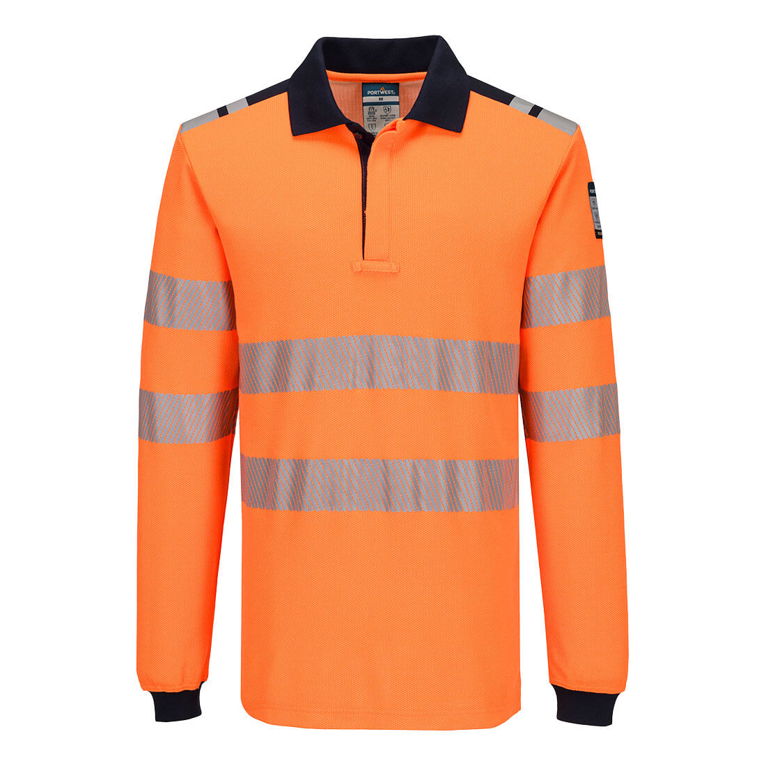PW3 Modaflame Knit HVO FR Long Sleeve Polo Shirt - ONRR