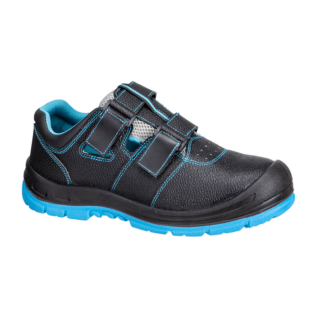 Steel Action Leather Sandal S1P SR FO - BKB
