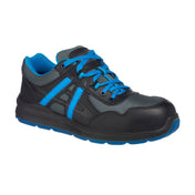 Composite Leather and Mesh Trainer S1P SRC - BKB