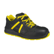 Composite Leather and Mesh Trainer S1P SRC - BKY