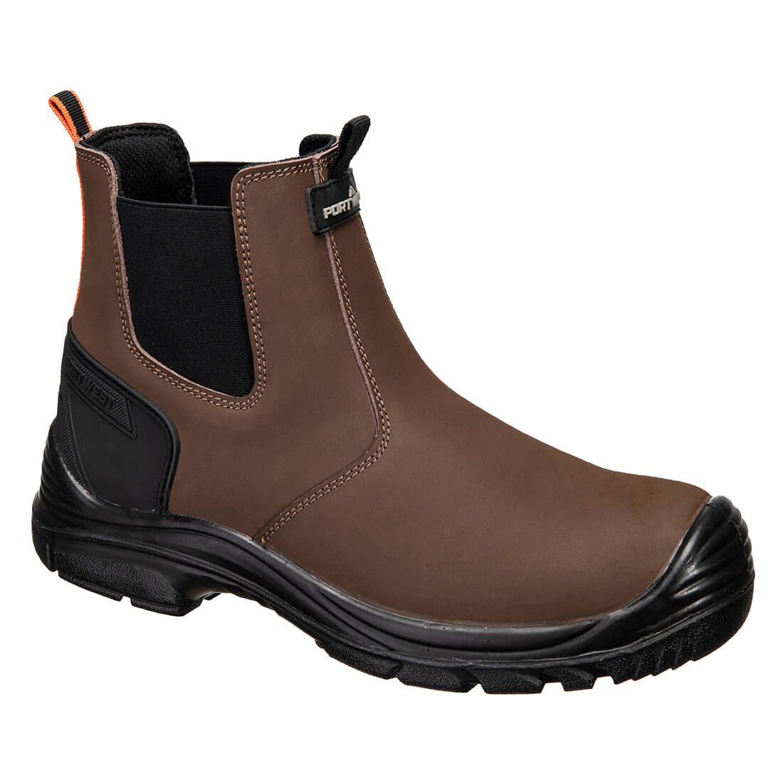 Steel Action Nubuck Dealer Boot S7 SC FO SR - BRK