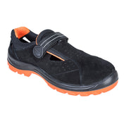 Steel Cow Suede Leather Sandal S1 SR FO - BKRR