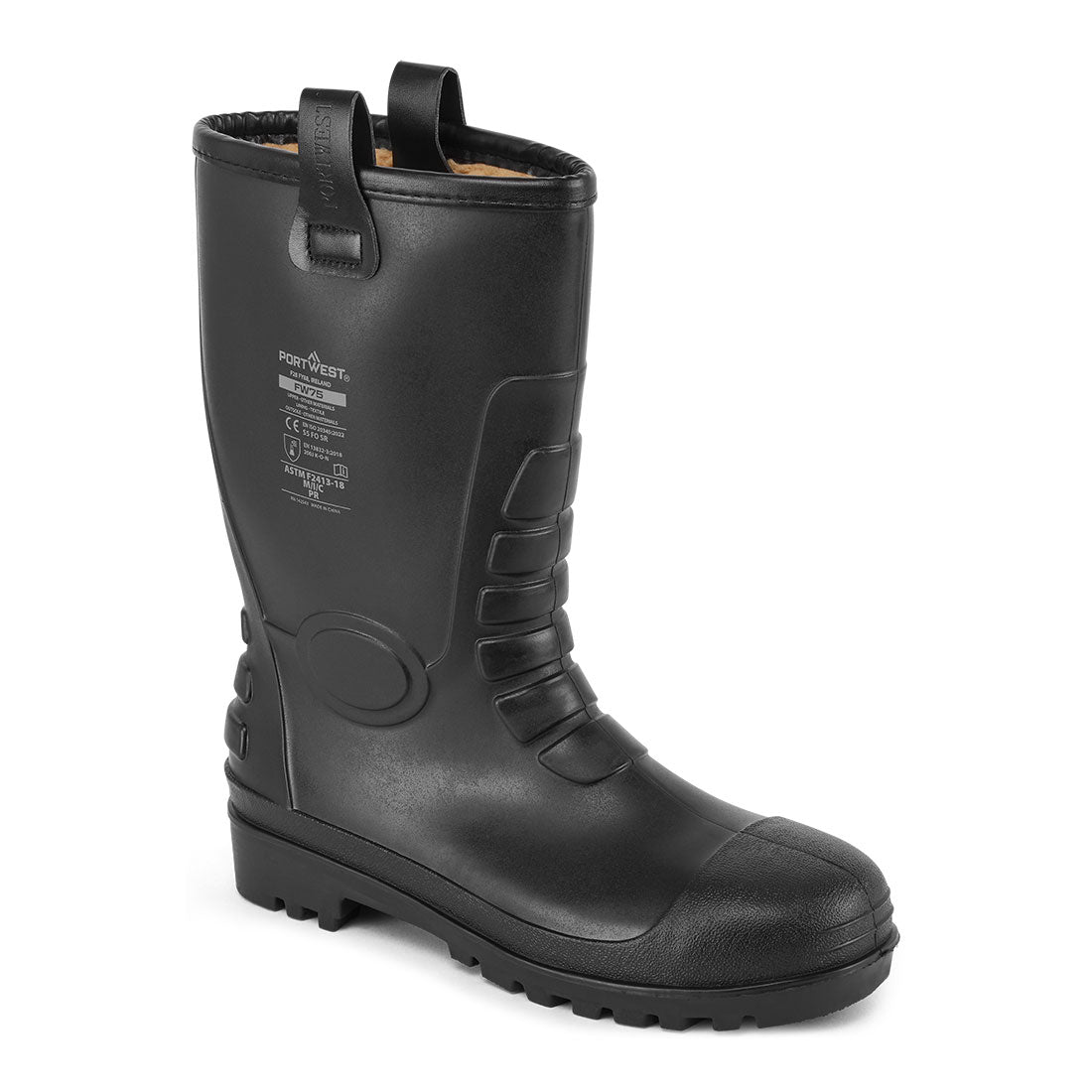 Steel PVC Rigger Boot S5 FO CI - BKRR