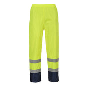 Hi-Vis Contrast Classic Rain Trousers - YNRR