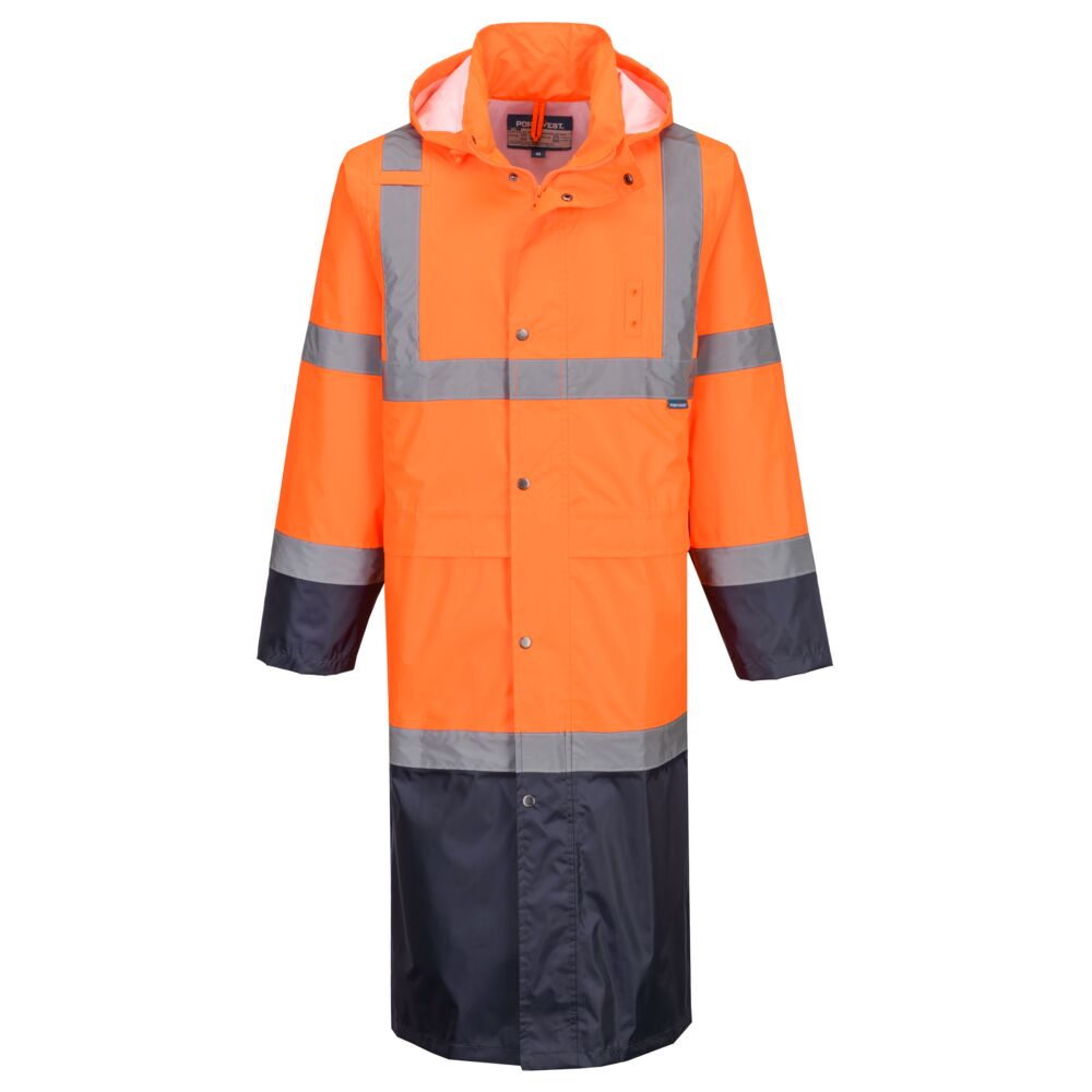 Hi-Vis Contrast Raincoat 122cm - ONRR