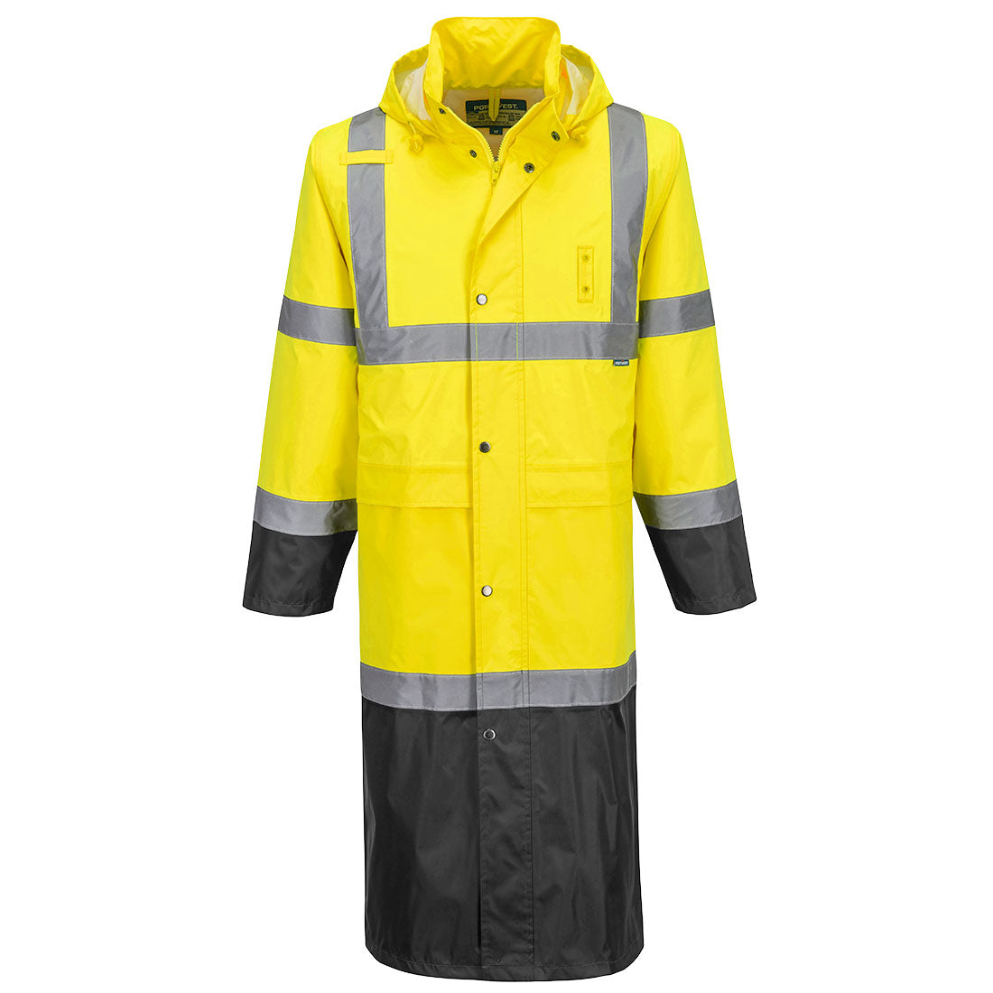 Hi-Vis Contrast Raincoat 122cm - YBRR