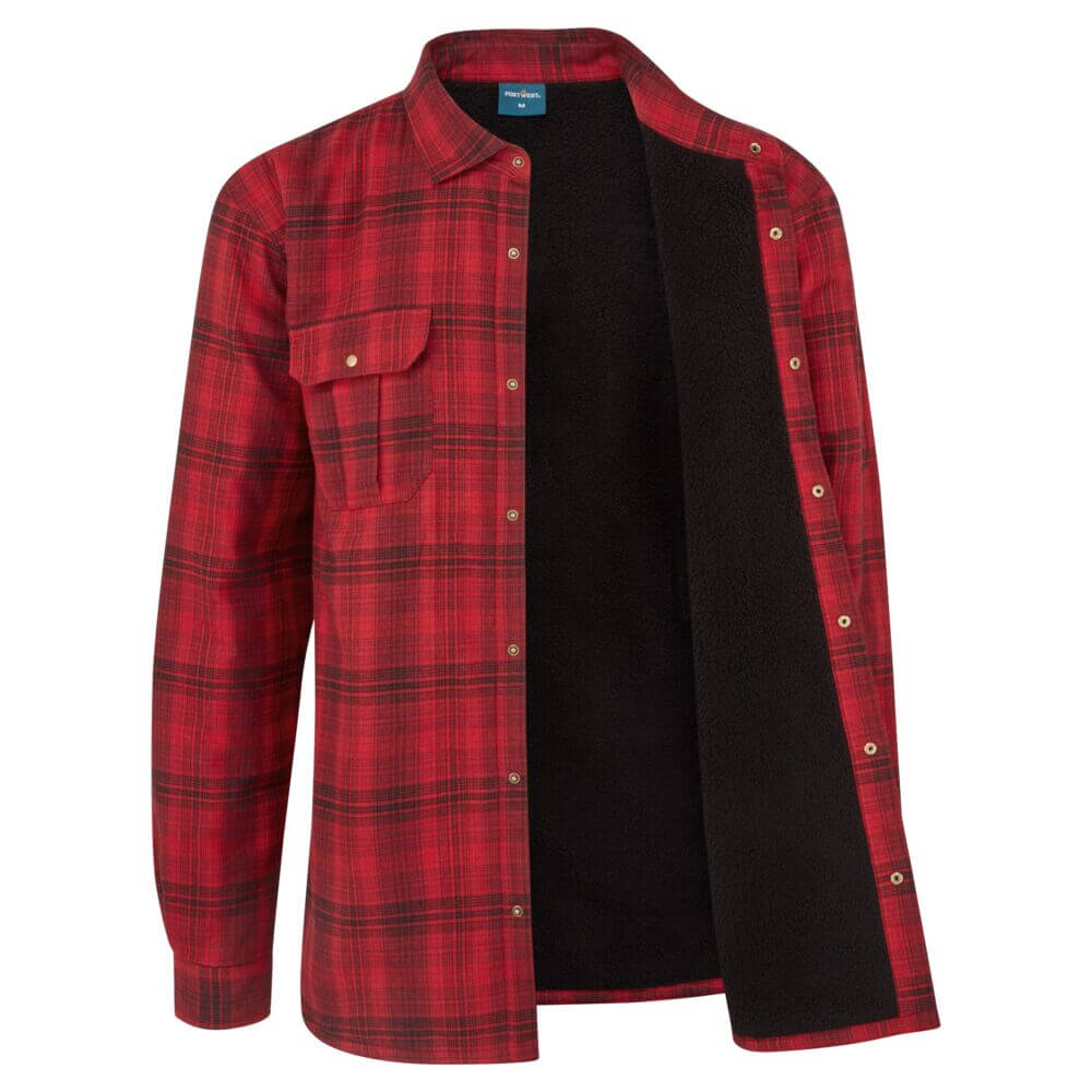 KA3 Sherpa Lined Check Shirt - RERR