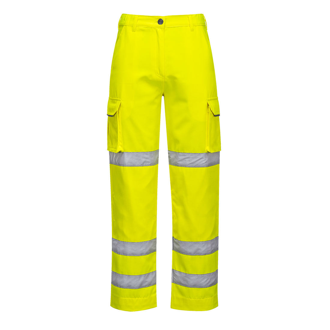 Hi-Vis Women's Three Band Work Trousers - YERR