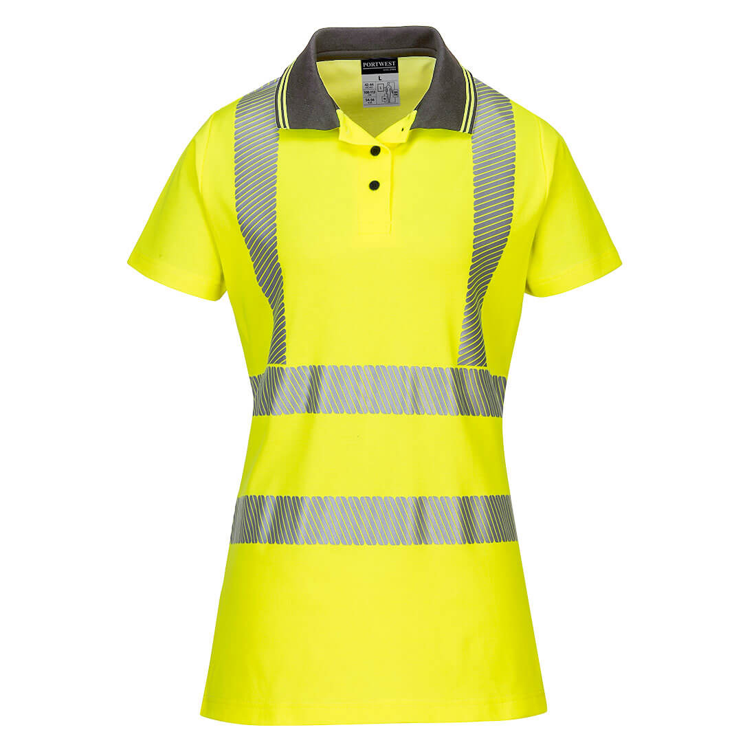 Hi-Vis Women's Cotton Comfort Pro Polo Shirt S/S - YGYR