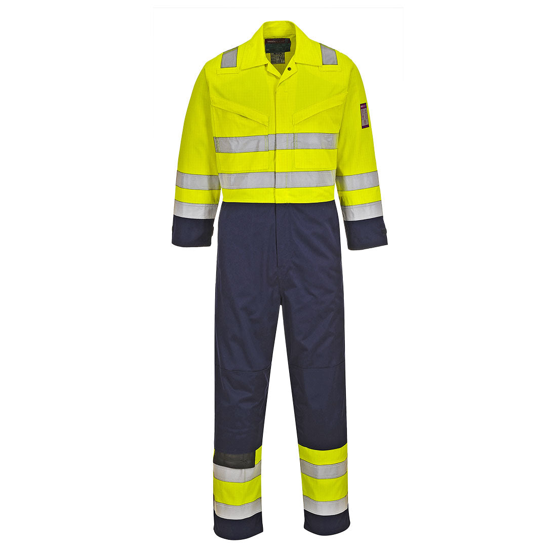 Modaflame Work Hi-Vis Multi-Norm Contrast FR Coverall - YNRR