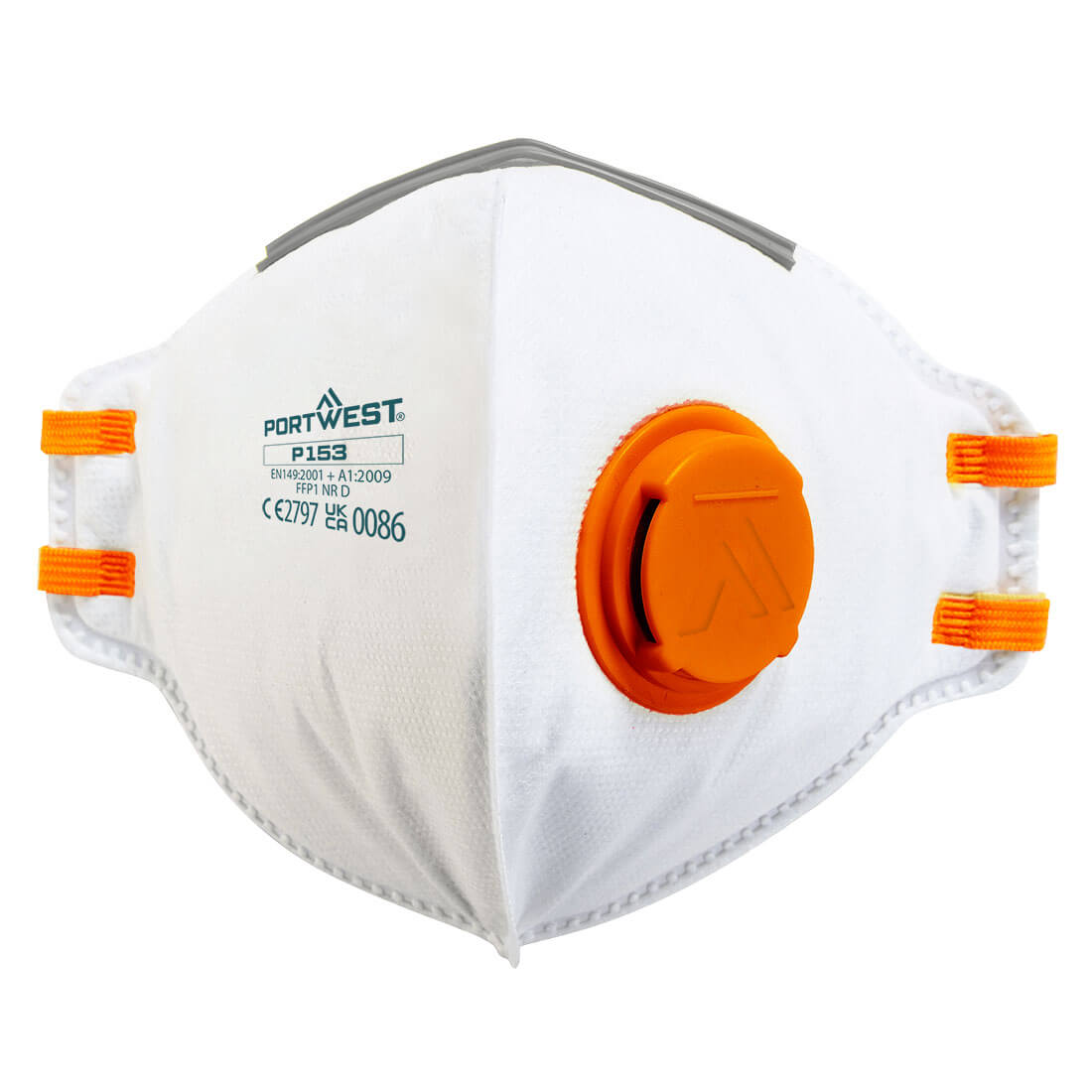 FFP1 Valved Dolomite Fold Flat Respirator (Pk20) - WHR