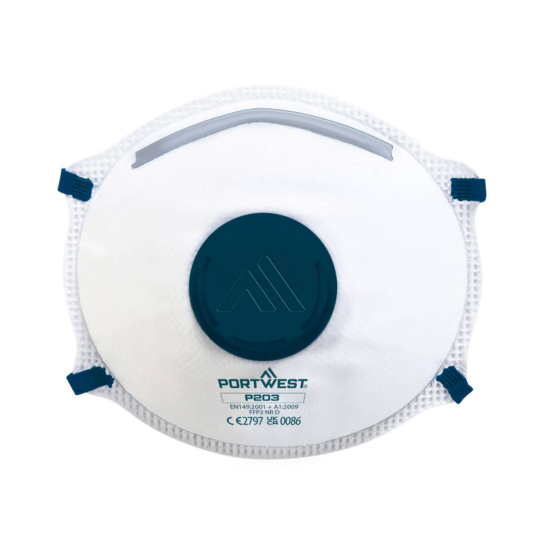 FFP2 Valved Dolomite Respirator (Pk10) - WHR