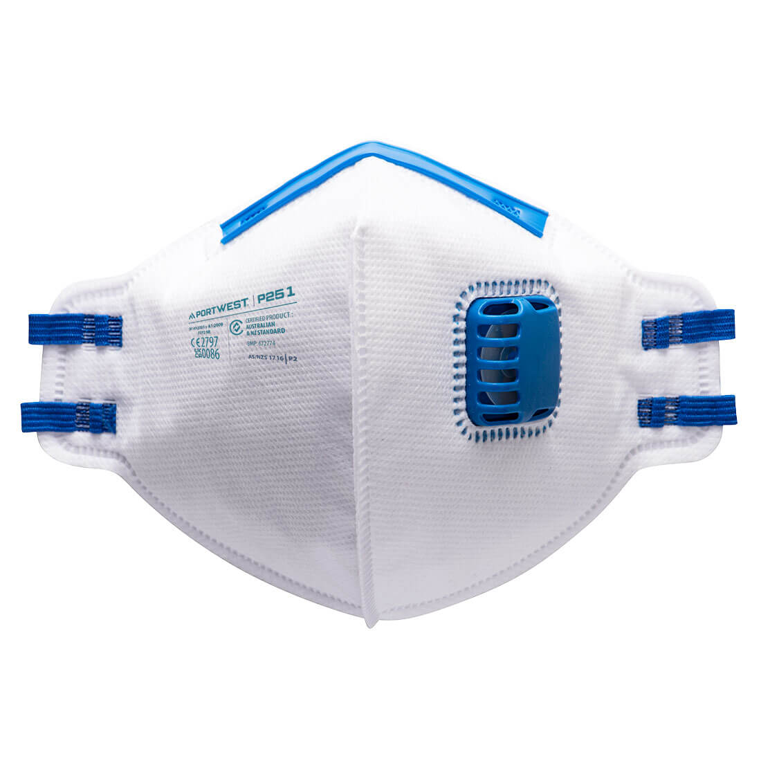 FFP2 Valved Fold Flat Respirator (Pk20) - WHR